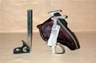 Close-up of "Kneel-Sit" device components